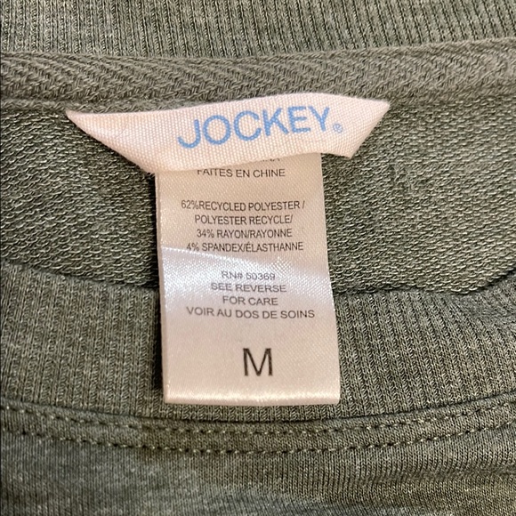 Jockey Olive Green Long Sleeve Top - Picture 2 of 3